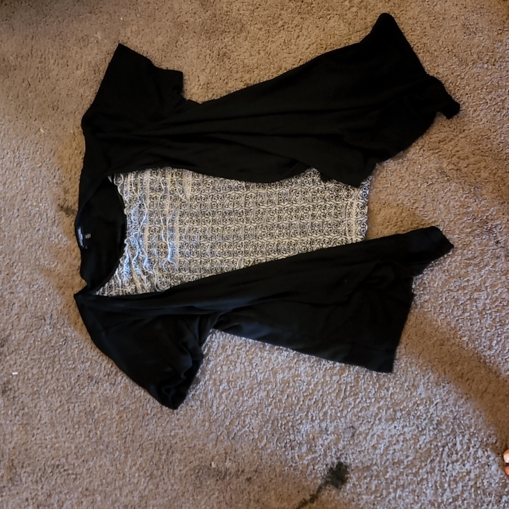 Plus Size Layered Blouse